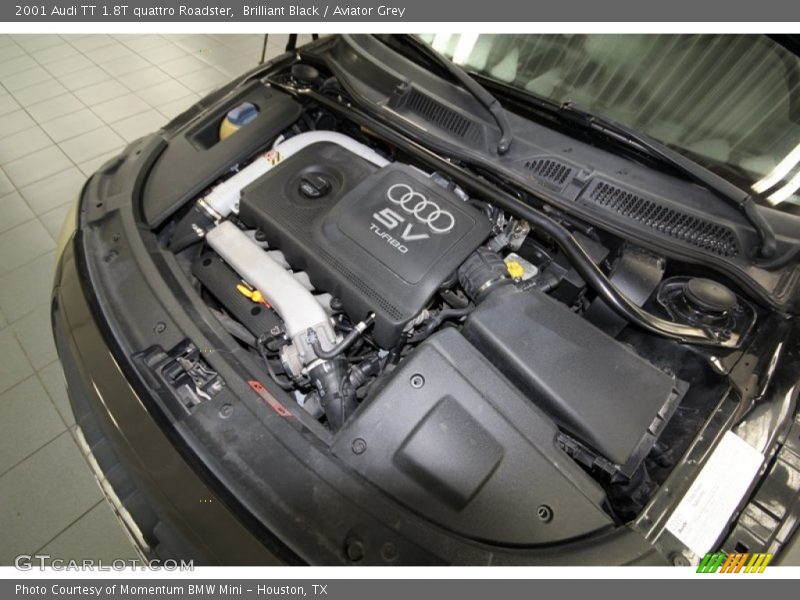 Brilliant Black / Aviator Grey 2001 Audi TT 1.8T quattro Roadster