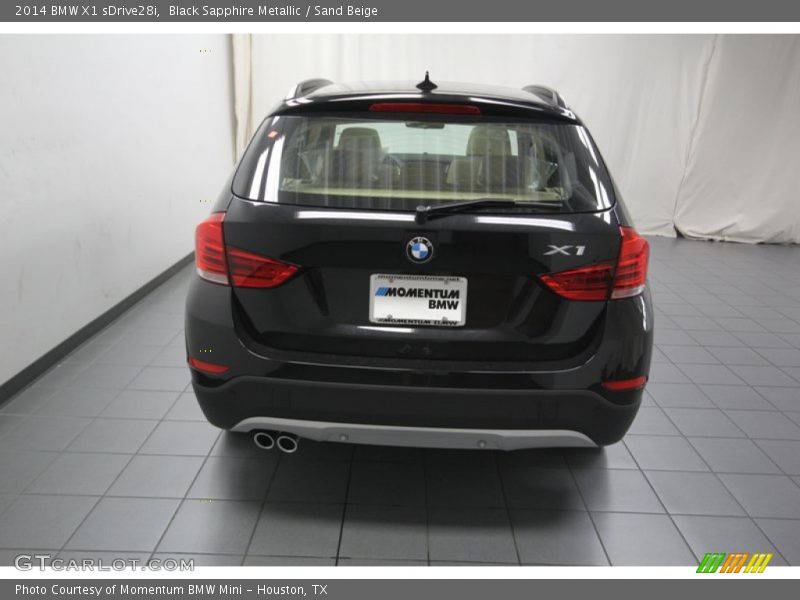 Black Sapphire Metallic / Sand Beige 2014 BMW X1 sDrive28i