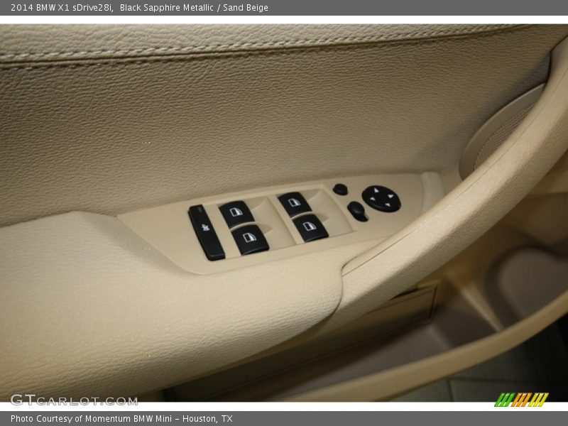 Black Sapphire Metallic / Sand Beige 2014 BMW X1 sDrive28i