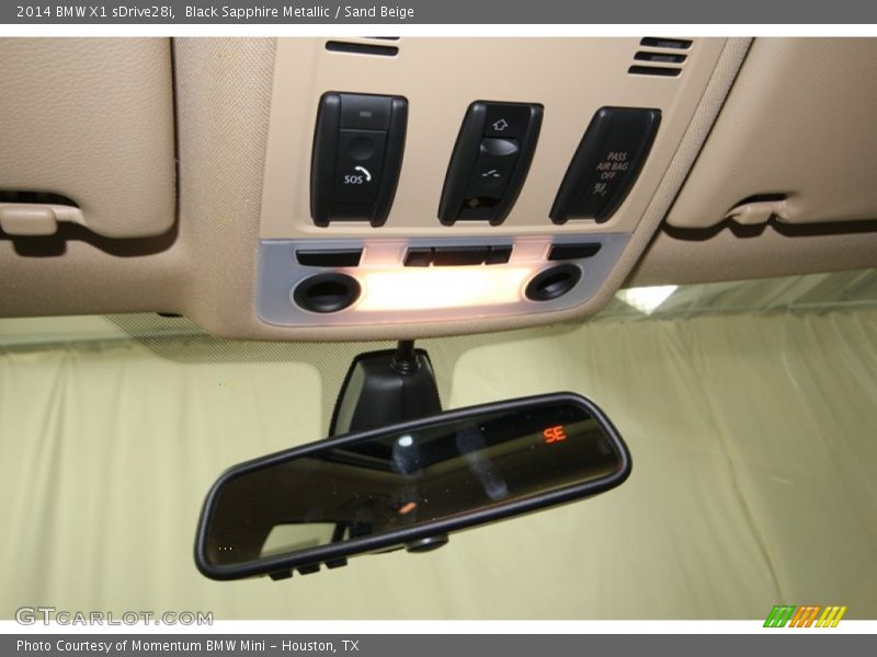 Black Sapphire Metallic / Sand Beige 2014 BMW X1 sDrive28i