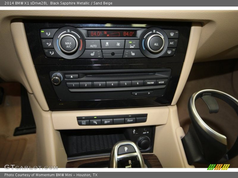 Black Sapphire Metallic / Sand Beige 2014 BMW X1 sDrive28i