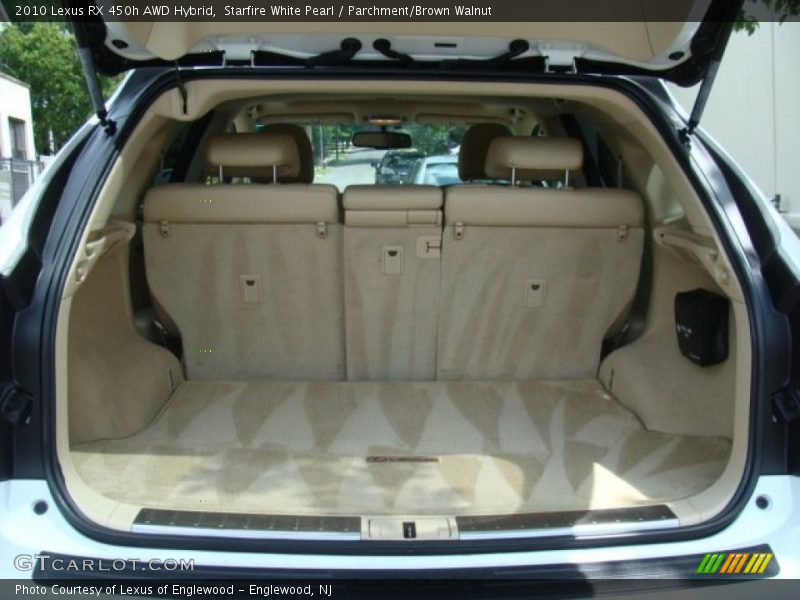 Starfire White Pearl / Parchment/Brown Walnut 2010 Lexus RX 450h AWD Hybrid