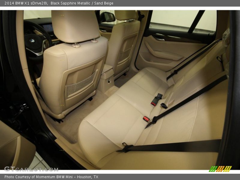 Black Sapphire Metallic / Sand Beige 2014 BMW X1 sDrive28i