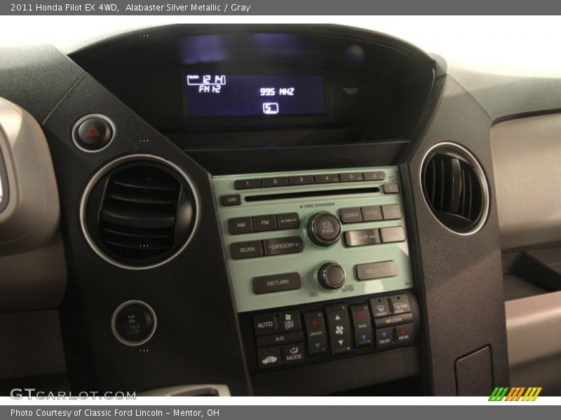 Alabaster Silver Metallic / Gray 2011 Honda Pilot EX 4WD
