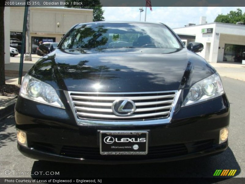 Obsidian Black / Black 2010 Lexus ES 350