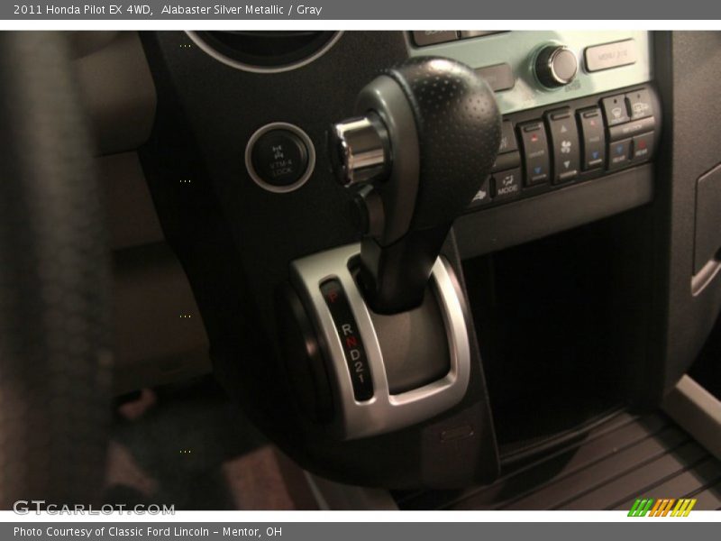 Alabaster Silver Metallic / Gray 2011 Honda Pilot EX 4WD