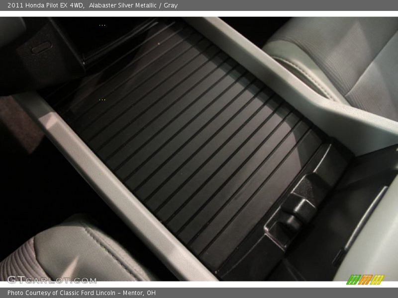 Alabaster Silver Metallic / Gray 2011 Honda Pilot EX 4WD