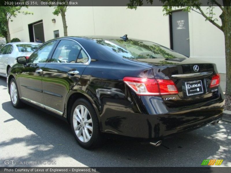 Obsidian Black / Black 2010 Lexus ES 350