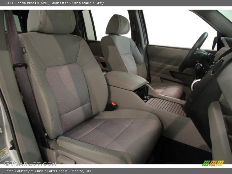 Alabaster Silver Metallic / Gray 2011 Honda Pilot EX 4WD