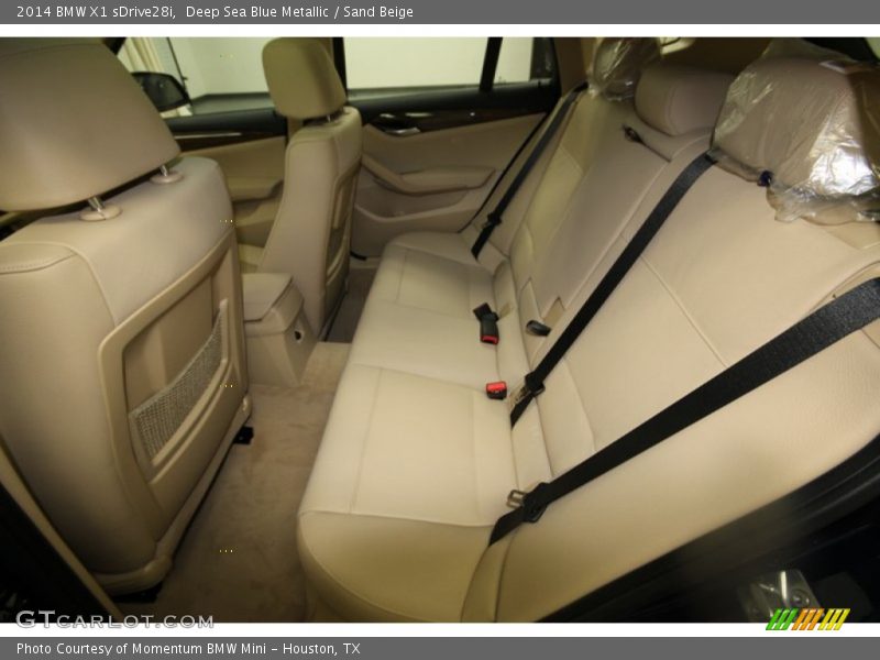 Deep Sea Blue Metallic / Sand Beige 2014 BMW X1 sDrive28i