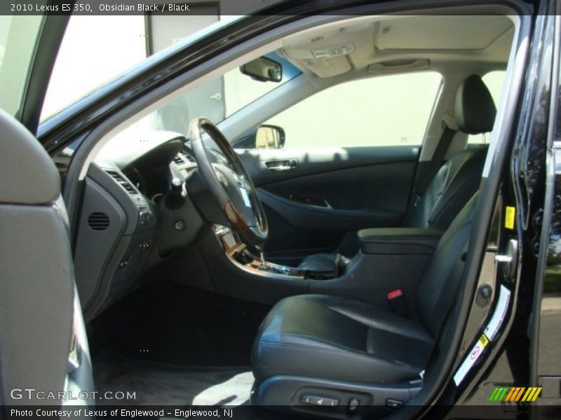 Obsidian Black / Black 2010 Lexus ES 350