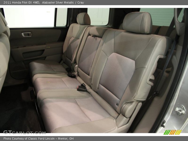 Alabaster Silver Metallic / Gray 2011 Honda Pilot EX 4WD