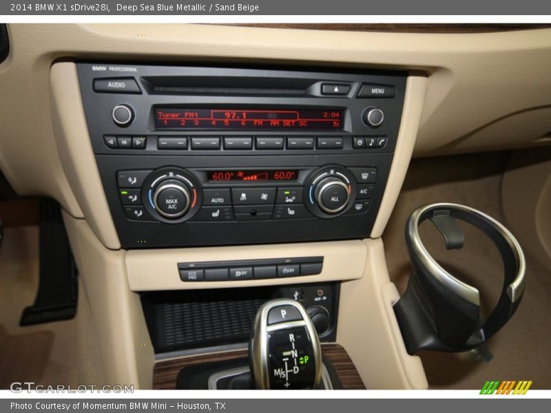 Deep Sea Blue Metallic / Sand Beige 2014 BMW X1 sDrive28i