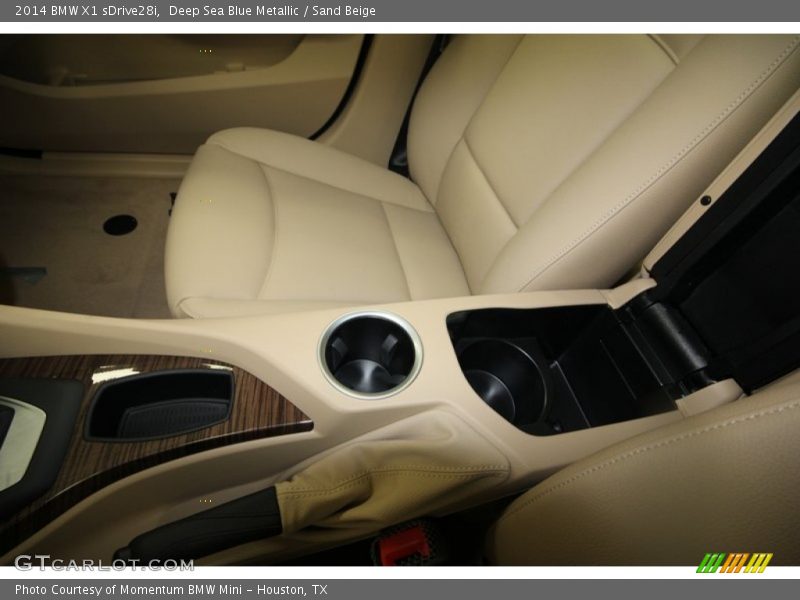 Deep Sea Blue Metallic / Sand Beige 2014 BMW X1 sDrive28i