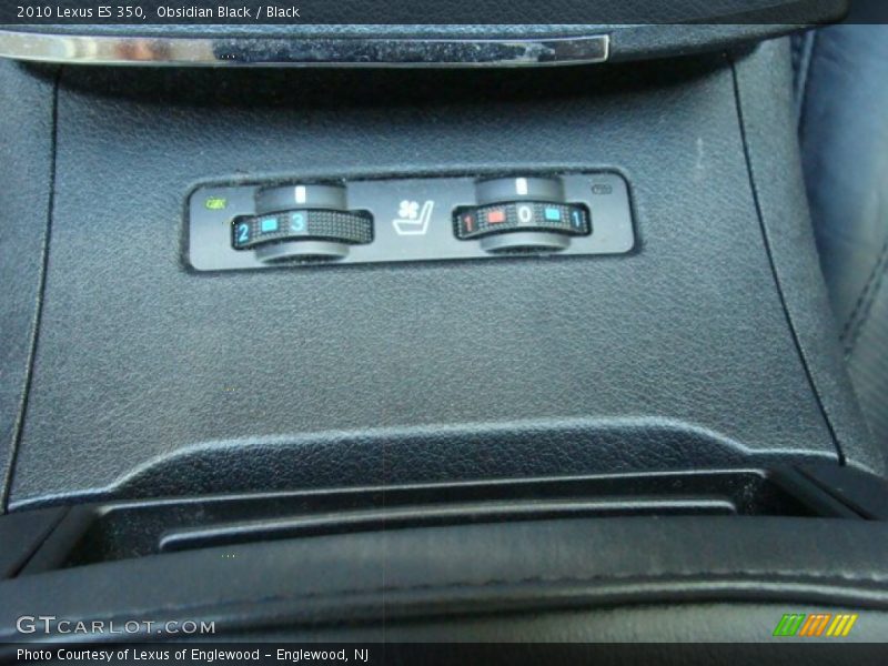 Obsidian Black / Black 2010 Lexus ES 350