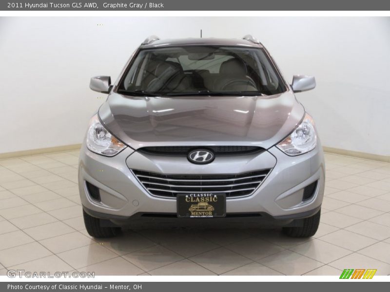 Graphite Gray / Black 2011 Hyundai Tucson GLS AWD