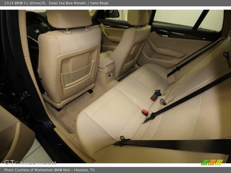 Deep Sea Blue Metallic / Sand Beige 2014 BMW X1 sDrive28i
