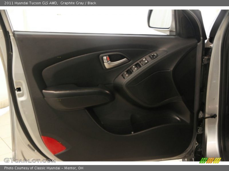 Graphite Gray / Black 2011 Hyundai Tucson GLS AWD