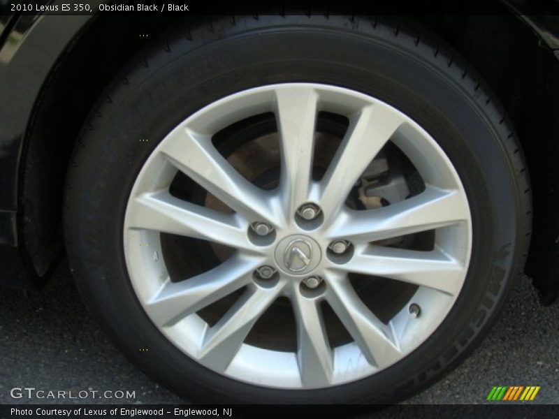 Obsidian Black / Black 2010 Lexus ES 350