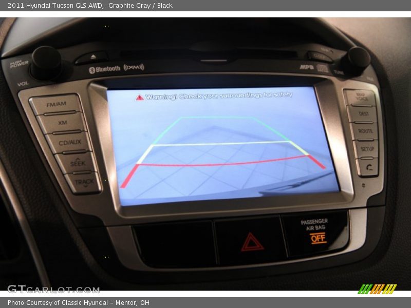 Graphite Gray / Black 2011 Hyundai Tucson GLS AWD