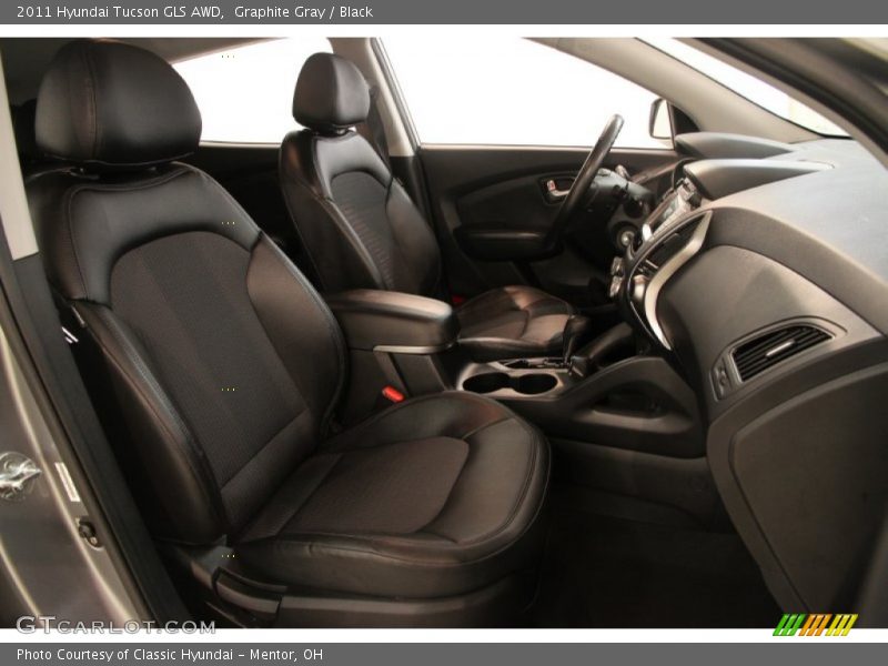 Graphite Gray / Black 2011 Hyundai Tucson GLS AWD