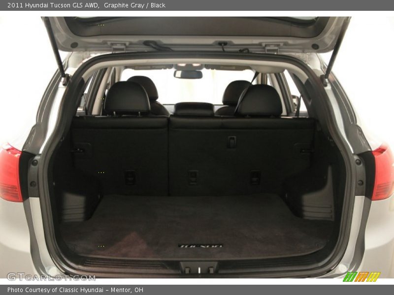 Graphite Gray / Black 2011 Hyundai Tucson GLS AWD
