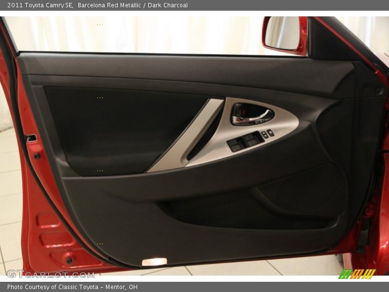 Barcelona Red Metallic / Dark Charcoal 2011 Toyota Camry SE