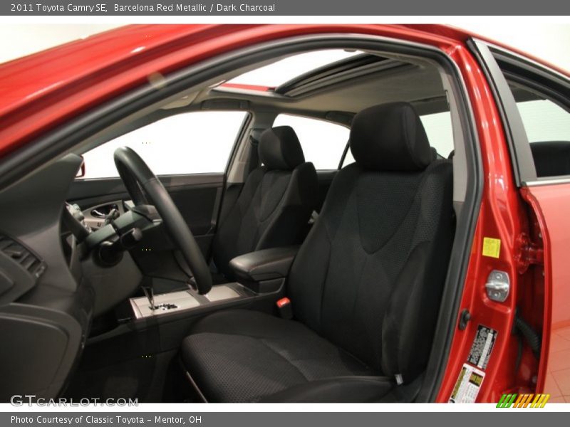 Barcelona Red Metallic / Dark Charcoal 2011 Toyota Camry SE