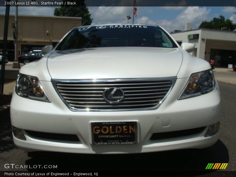 Starfire Pearl / Black 2007 Lexus LS 460