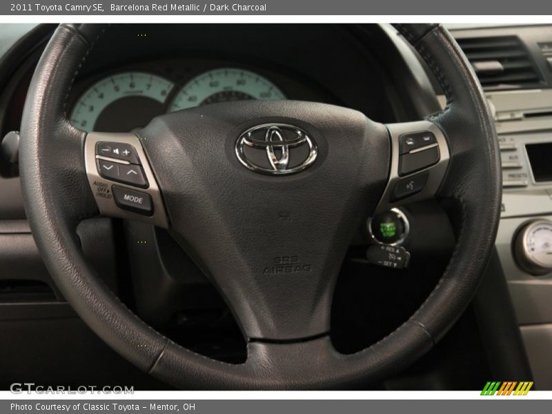 Barcelona Red Metallic / Dark Charcoal 2011 Toyota Camry SE