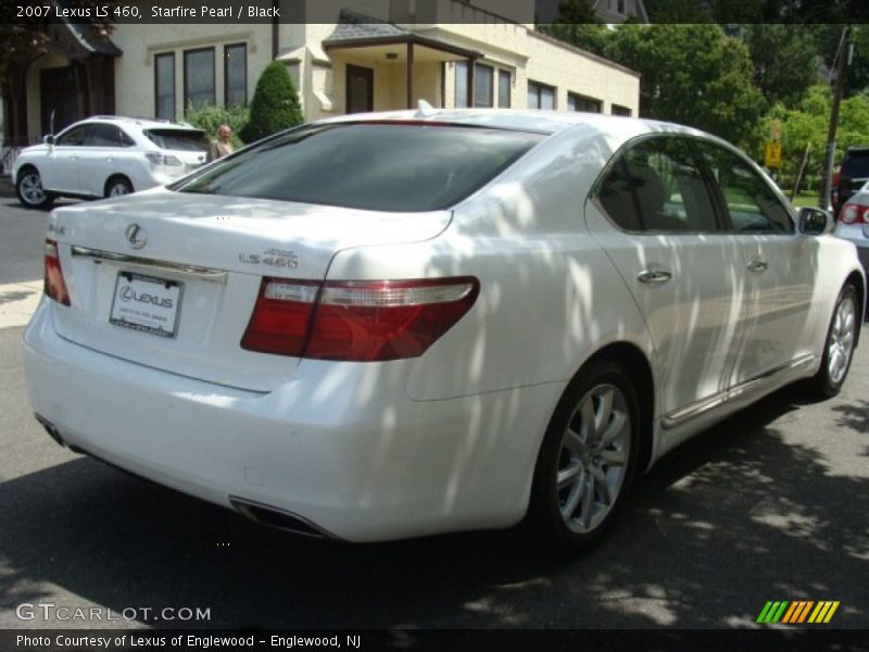 Starfire Pearl / Black 2007 Lexus LS 460