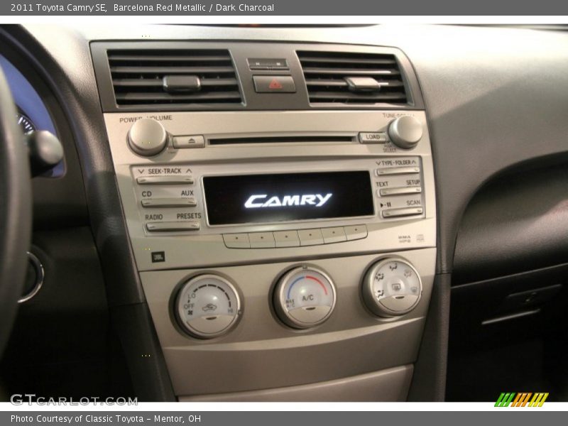 Barcelona Red Metallic / Dark Charcoal 2011 Toyota Camry SE
