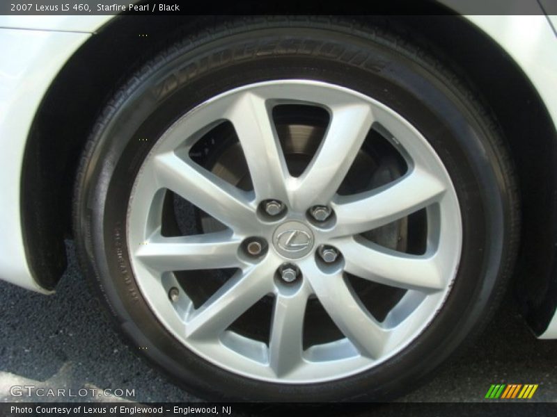 Starfire Pearl / Black 2007 Lexus LS 460