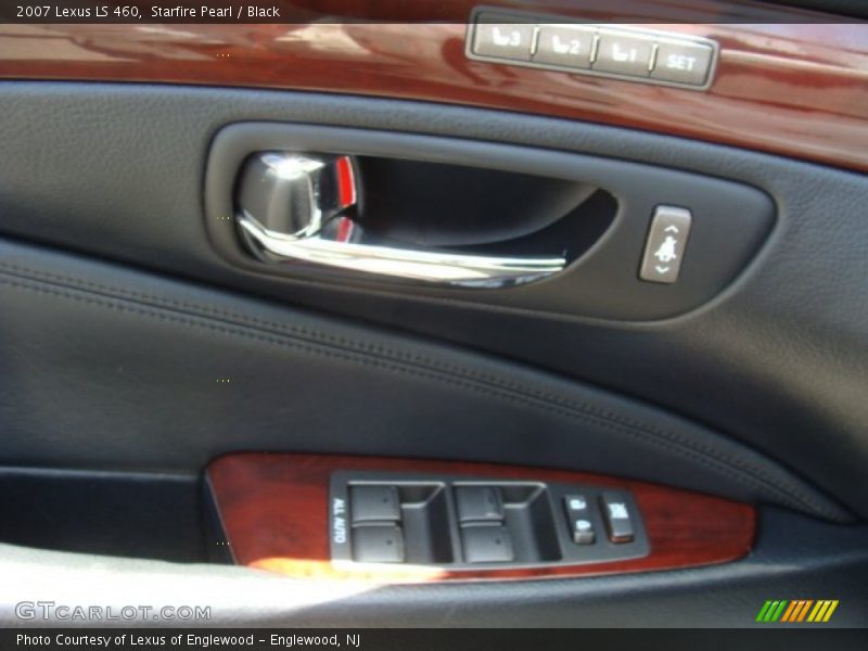 Starfire Pearl / Black 2007 Lexus LS 460