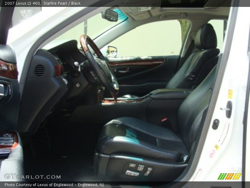 Starfire Pearl / Black 2007 Lexus LS 460