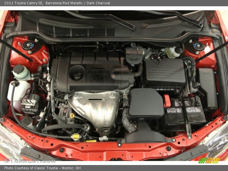 Barcelona Red Metallic / Dark Charcoal 2011 Toyota Camry SE