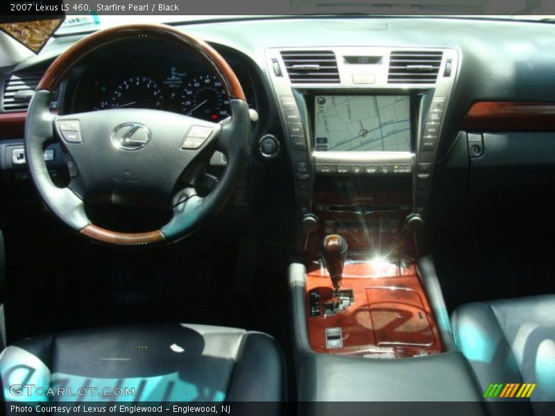 Starfire Pearl / Black 2007 Lexus LS 460
