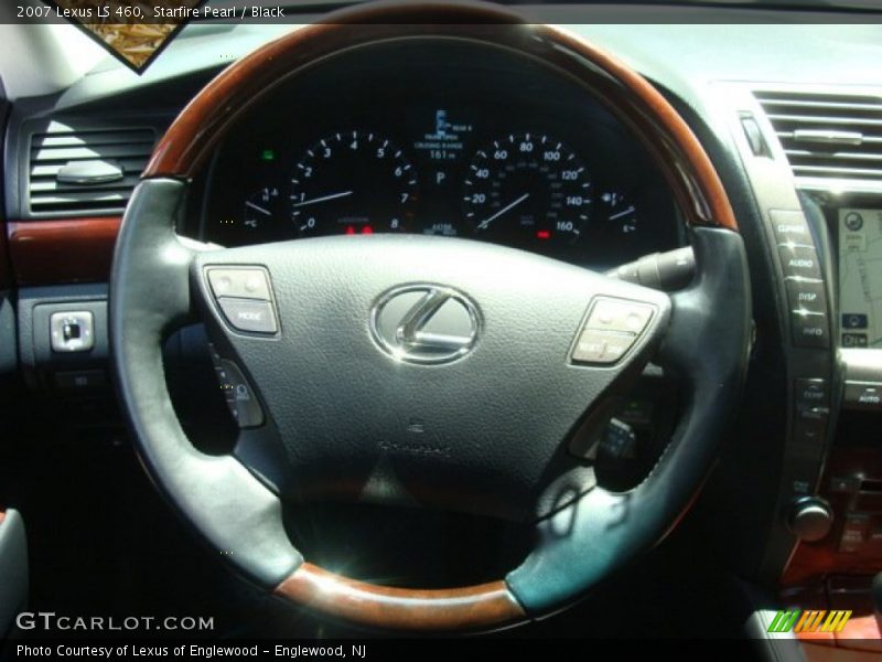 Starfire Pearl / Black 2007 Lexus LS 460