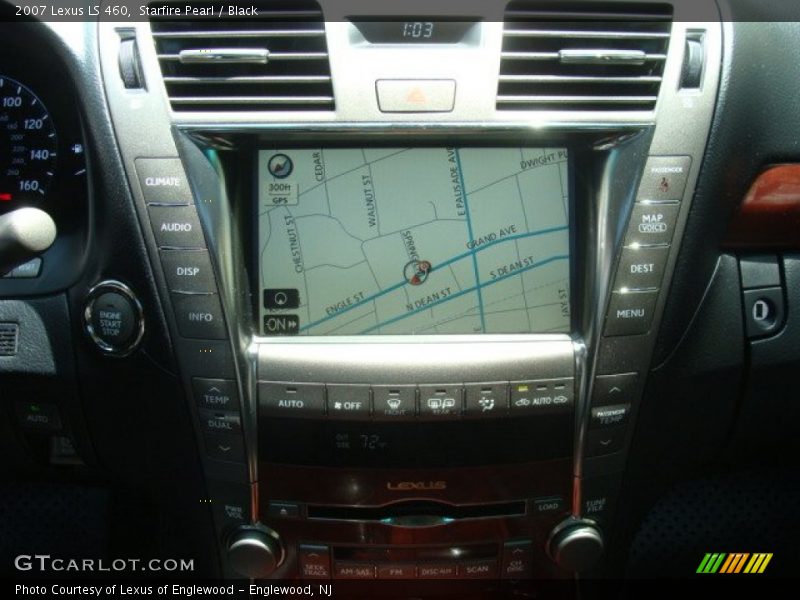 Starfire Pearl / Black 2007 Lexus LS 460