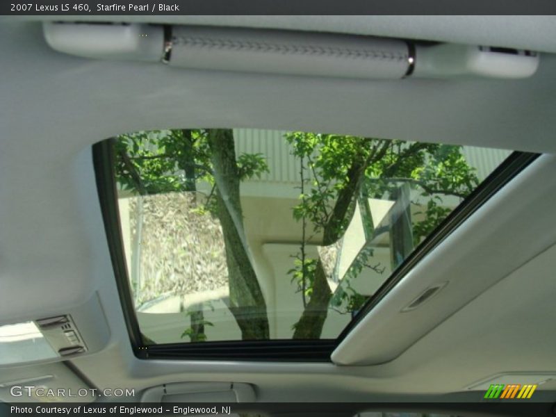 Starfire Pearl / Black 2007 Lexus LS 460