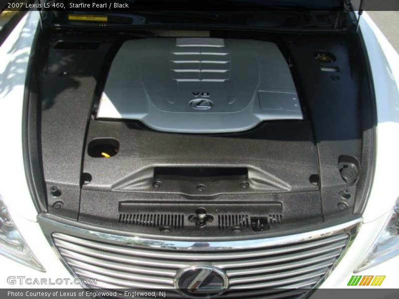 Starfire Pearl / Black 2007 Lexus LS 460