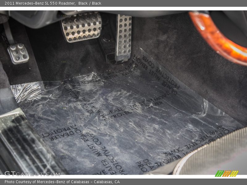 Black / Black 2011 Mercedes-Benz SL 550 Roadster