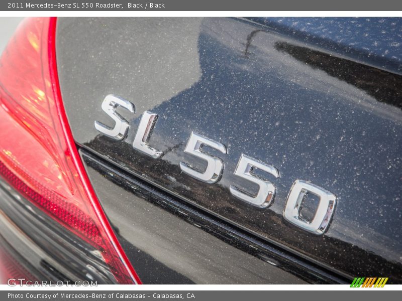 Black / Black 2011 Mercedes-Benz SL 550 Roadster