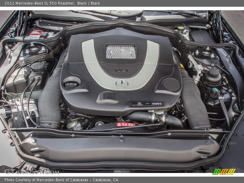 Black / Black 2011 Mercedes-Benz SL 550 Roadster