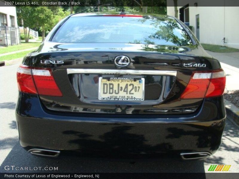 Obsidian Black / Black 2007 Lexus LS 460