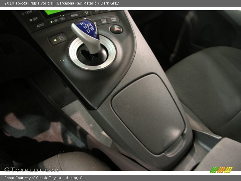 Barcelona Red Metallic / Dark Gray 2010 Toyota Prius Hybrid III