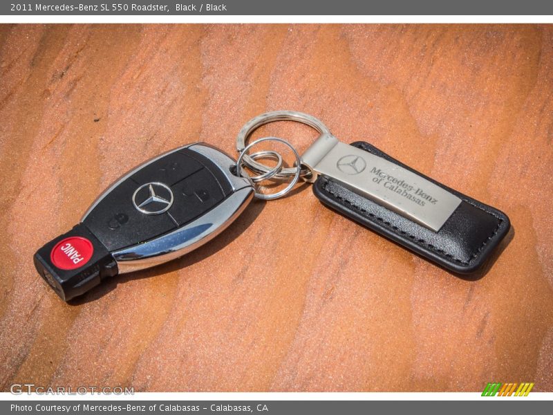 Black / Black 2011 Mercedes-Benz SL 550 Roadster