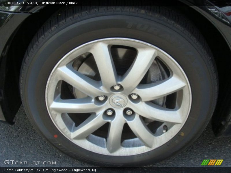 Obsidian Black / Black 2007 Lexus LS 460
