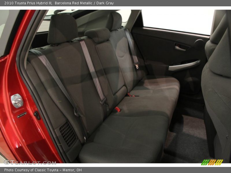 Barcelona Red Metallic / Dark Gray 2010 Toyota Prius Hybrid III