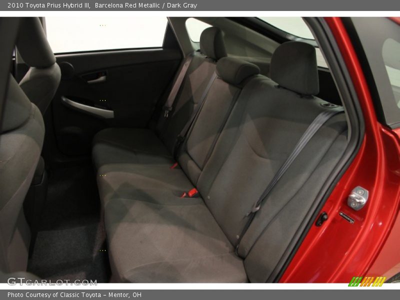 Barcelona Red Metallic / Dark Gray 2010 Toyota Prius Hybrid III